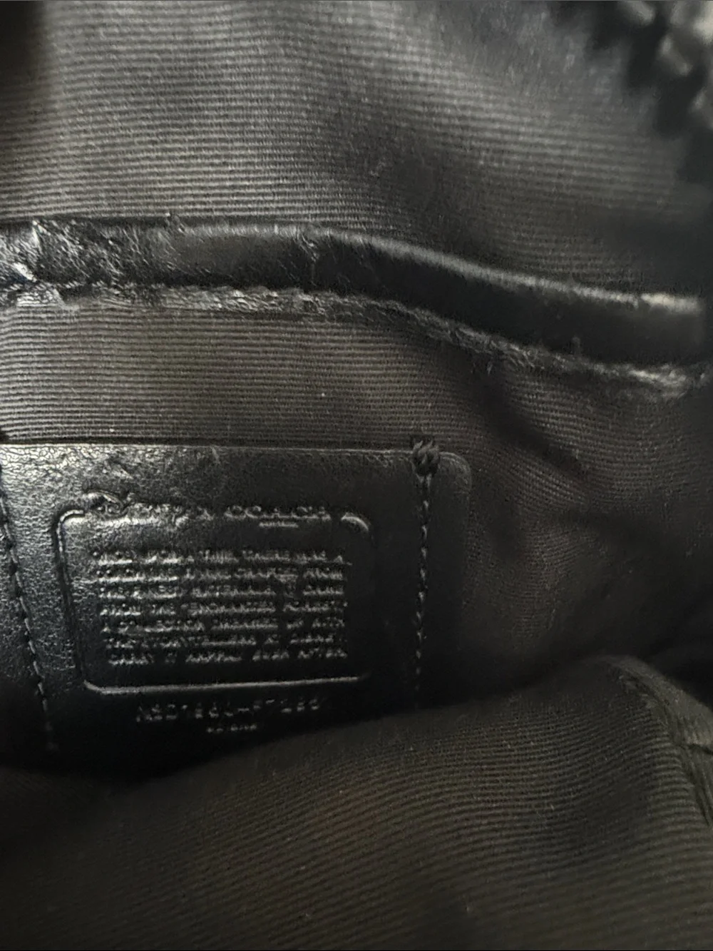 Coach Brown Signature Canvas Messenger Crossbody with Black Strap